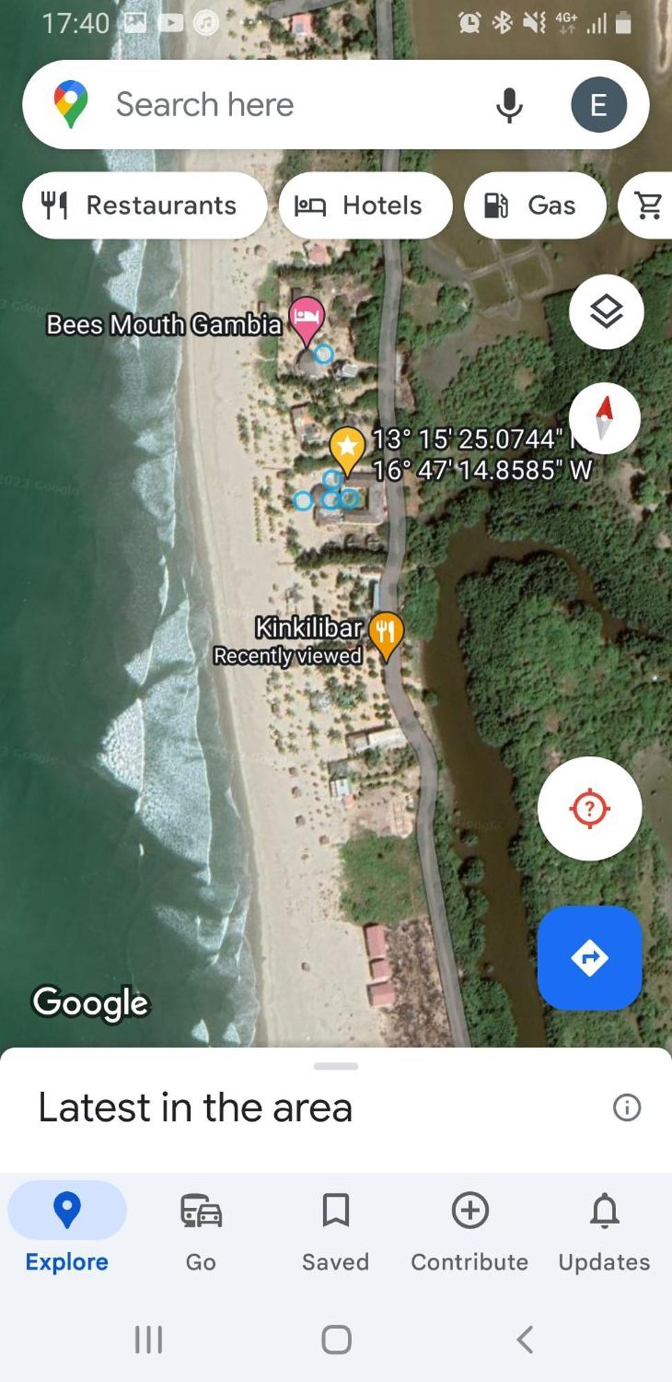 Kinkiliba Beach Lodge Sanyang Eksteriør bilde